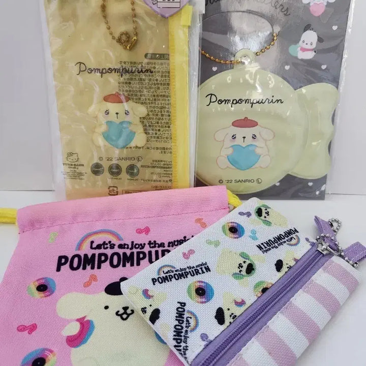 [SOLD OUT] 산리오 폼폼푸린 파우치 세트