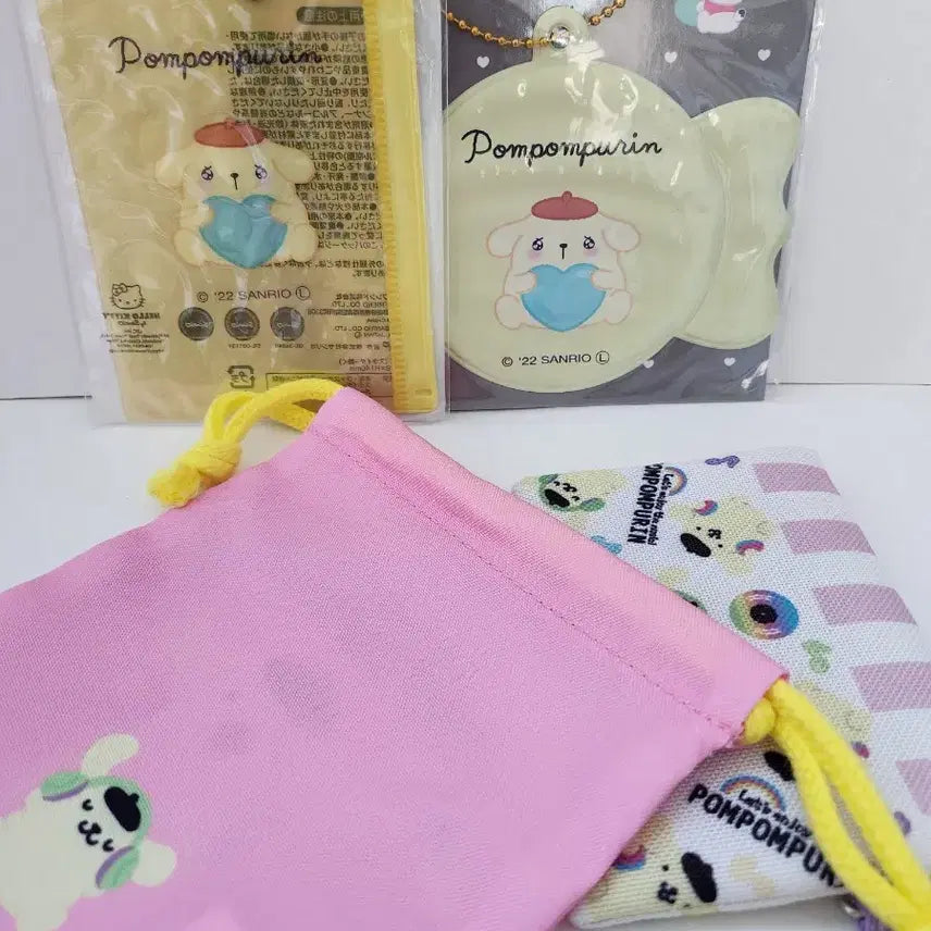 [SOLD OUT] 산리오 폼폼푸린 파우치 세트