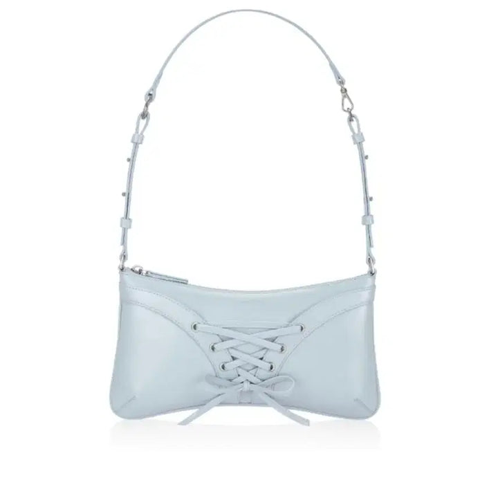 [BUNJANG] Find Kapoor Ribbon Tie Shoulder Bag - Pale Blue / 파인드카푸어 리본타이 숄더백 - 페일블루