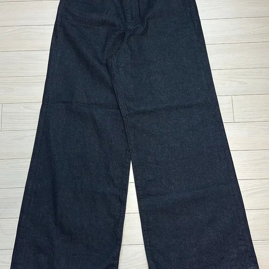 [SOLD OUT] 엘무드 바넬 와이드 데님 다크 인디고 46사이즈