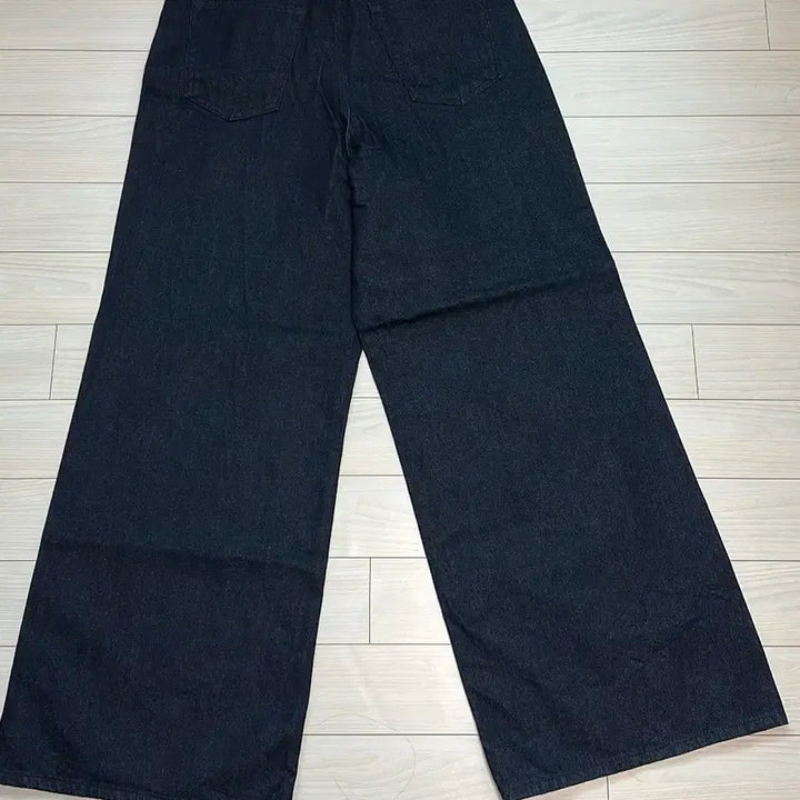 [SOLD OUT] 엘무드 바넬 와이드 데님 다크 인디고 46사이즈