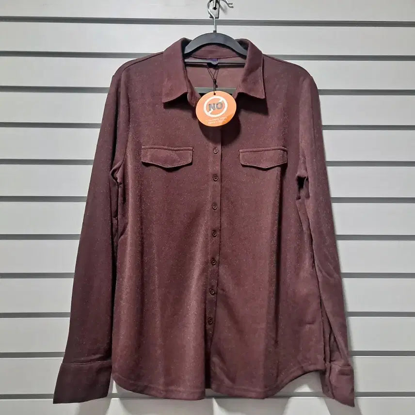 [SOLD OUT] Laurel 여성 브라운 미사용셔츠 작77/옷장꾸미기