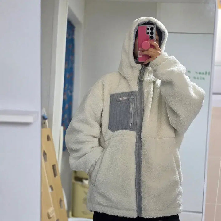 [BUNJANG] Who.A.U Reversible Fleece Padded Jacket / 후아유 리버시블 후리스 패딩