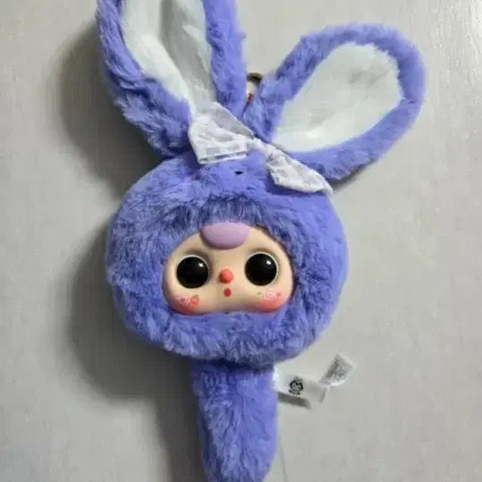 [BUNJANG] Baby Three Purple Plush Hand Mirror / 베이비쓰리 손거울 퍼플