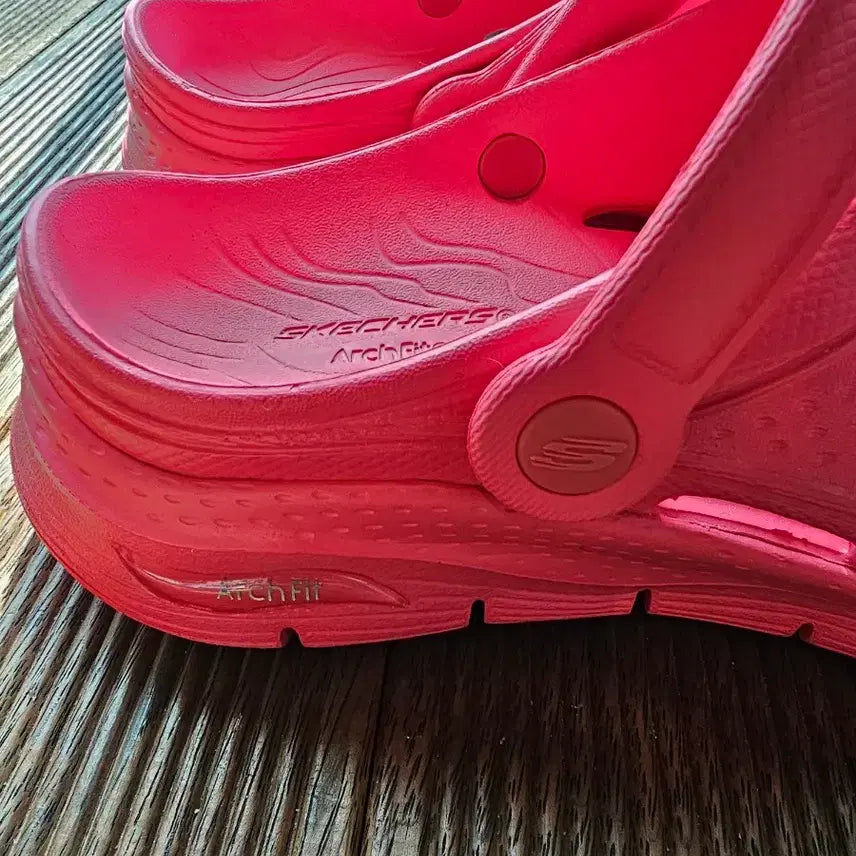 [BUNJANG] Skechers Arch Fit Mule Sandals Pink / 스케쳐스 아치핏 뮬 샌들 핑크 포미 240