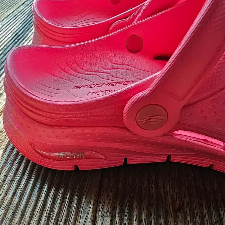 [BUNJANG] Skechers Arch Fit Mule Sandals Pink / 스케쳐스 아치핏 뮬 샌들 핑크 포미 240