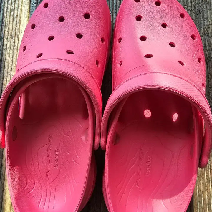 [BUNJANG] Skechers Arch Fit Mule Sandals Pink / 스케쳐스 아치핏 뮬 샌들 핑크 포미 240