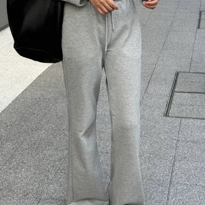 [BUNJANG] Ohmu Sweatpants Bootcut Gray Short S / 오뮤 스웻팬츠 부츠컷 그레이 숏S