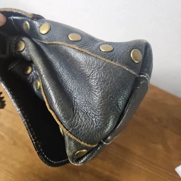 [BUNJANG] Pratesi Vintage Leather Shoulder Bag / 프라테시 빈티지 가죽 가방 이태리