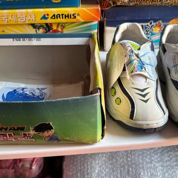 [BUNJANG] Worldcup Detective Conan Sneakers / 월드컵 명탐정코난 캐릭터 운동화 새상품
