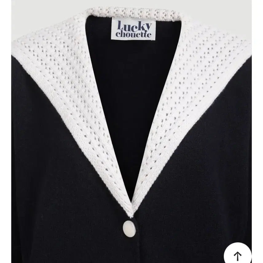 [BUNJANG] Lucky Chouette Navy Sailor Cardigan (Size 36) / 럭키슈에뜨 신상 네이비 가디건이번주만(36)