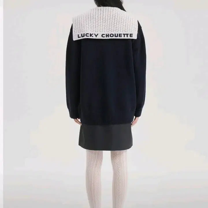 [BUNJANG] Lucky Chouette Navy Sailor Cardigan (Size 36) / 럭키슈에뜨 신상 네이비 가디건이번주만(36)