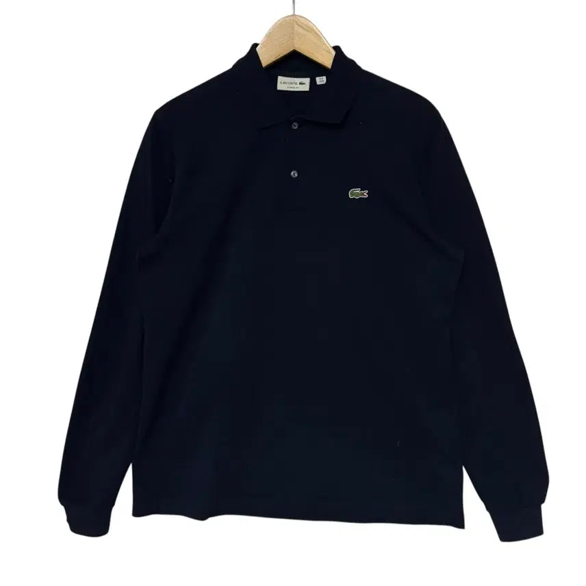 [BUNJANG] Lacoste Logo Long Sleeve Polo Shirt / 라코스테 로고 카라긴팔티
