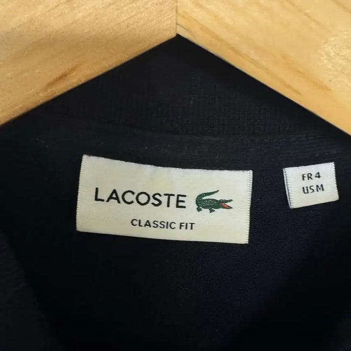 [BUNJANG] Lacoste Logo Long Sleeve Polo Shirt / 라코스테 로고 카라긴팔티
