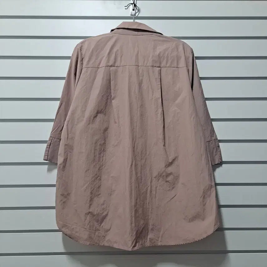 [BUNJANG] Closet Styling Indie Pink 3/4 Sleeve Blouse / 여성 인디핑크 7부 소매 카라넥블라우스88/옷장꾸미기