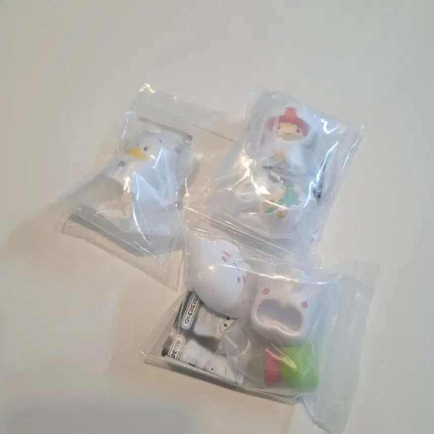 [BUNJANG] Sanrio Obake Gocco Ghost Figure 5-Piece Set / 산리오 오바케 곳코 유령 피규어 5종 세트 키라,시나모롤,페클,케로피