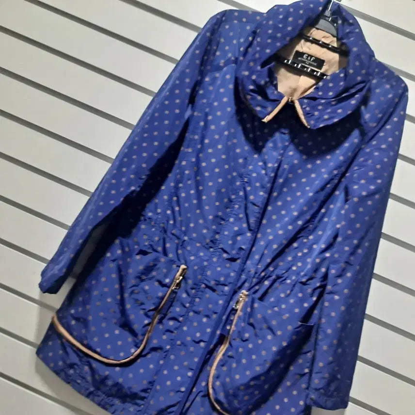 [BUNJANG] Wardrobe Styling Blue Dot Jumper / 여성 블루 도트 점퍼66/옷장꾸미기