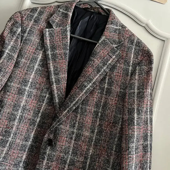 [BUNJANG] Daks Check Wool Blend Casual Jacket (Size 103-88-175) / 닥스 체크 울혼방 캐주얼 자켓 호칭 103-88-175사이즈