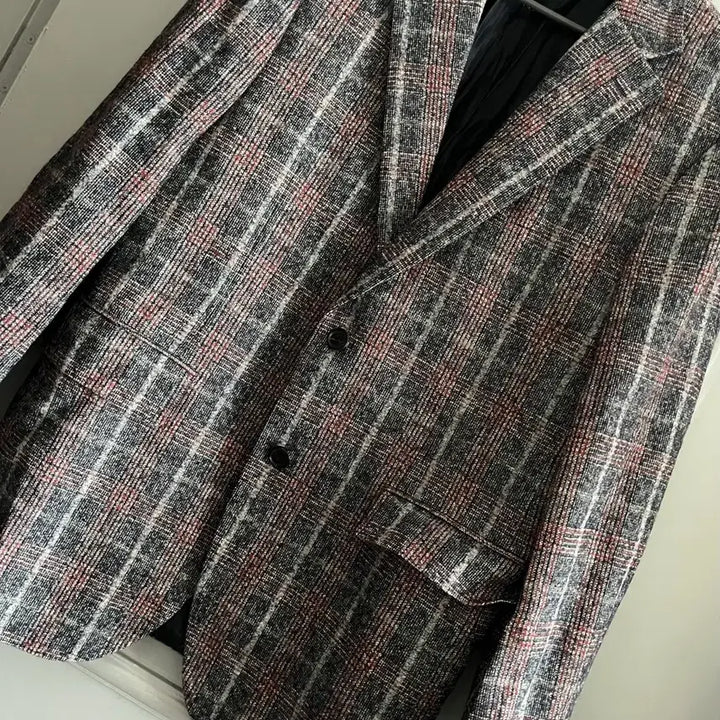 [BUNJANG] Daks Check Wool Blend Casual Jacket (Size 103-88-175) / 닥스 체크 울혼방 캐주얼 자켓 호칭 103-88-175사이즈