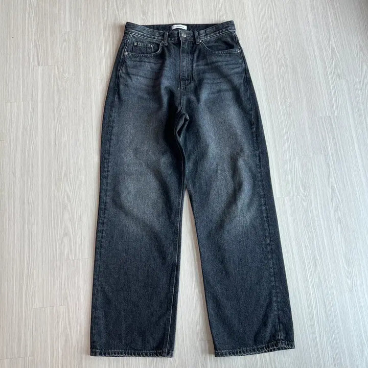 [BUNJANG] Branded Extra Wide Denim Washed Pants / 30 브랜디드 콘 블랙 엑스트라 와이드 데님 워싱 팬츠 51054 흑청