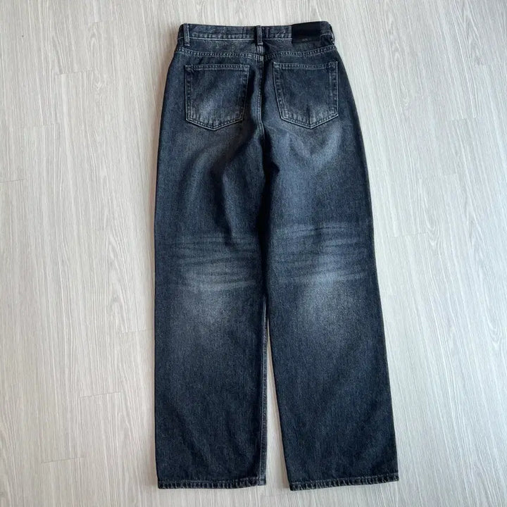 [BUNJANG] Branded Extra Wide Denim Washed Pants / 30 브랜디드 콘 블랙 엑스트라 와이드 데님 워싱 팬츠 51054 흑청