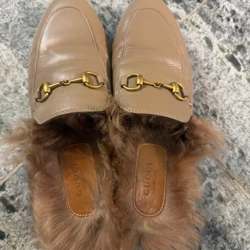 [BUNJANG] Gucci Fur Mule Slippers / 구찌 털 뮬 슬리퍼