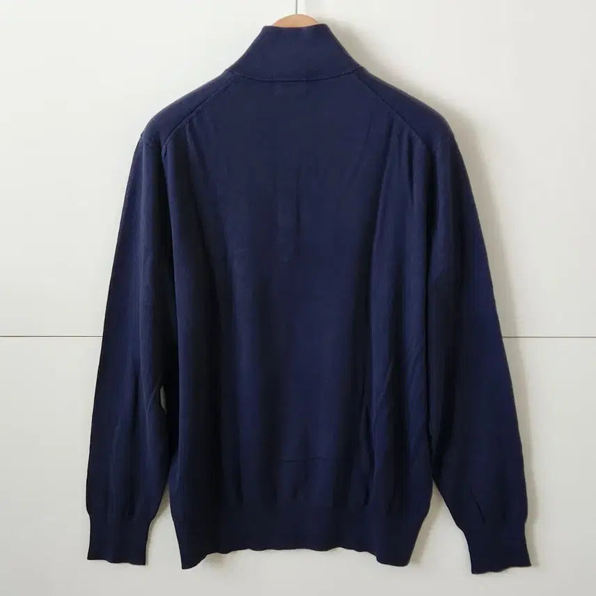 [SOLD OUT] Brooks Brothers 브룩스브라더스 코튼 하프집업 니트 네이비 L