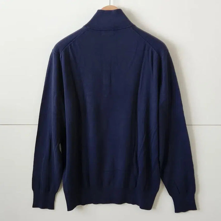 [SOLD OUT] Brooks Brothers 브룩스브라더스 코튼 하프집업 니트 네이비 L