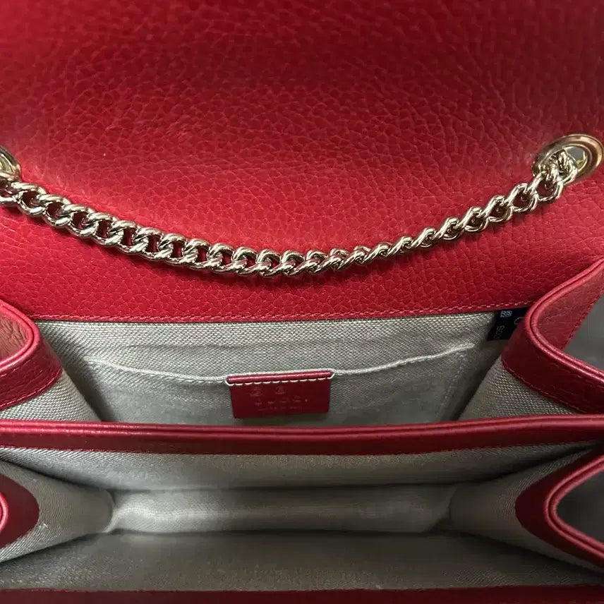 [BUNJANG] Interlocking Small Red Shoulder Bag / 인터로킹 스몰 레드