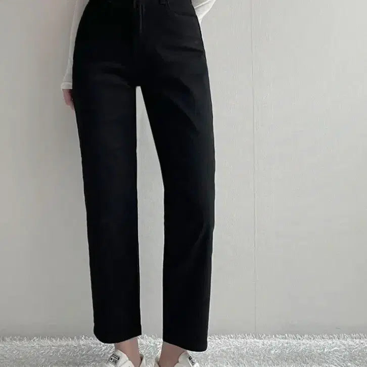 [SOLD OUT] 키작녀 일자바지 블랙 m사이즈