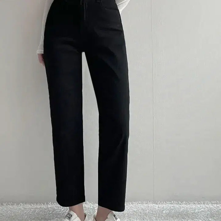 [SOLD OUT] 키작녀 일자바지 블랙 m사이즈