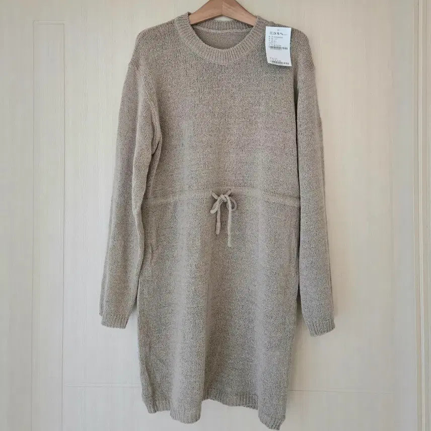 [BUNJANG] Kim Changsook Long Knit Dress / 택정가79,000원 김창숙 롱니트 니트원피스 허리 스트링