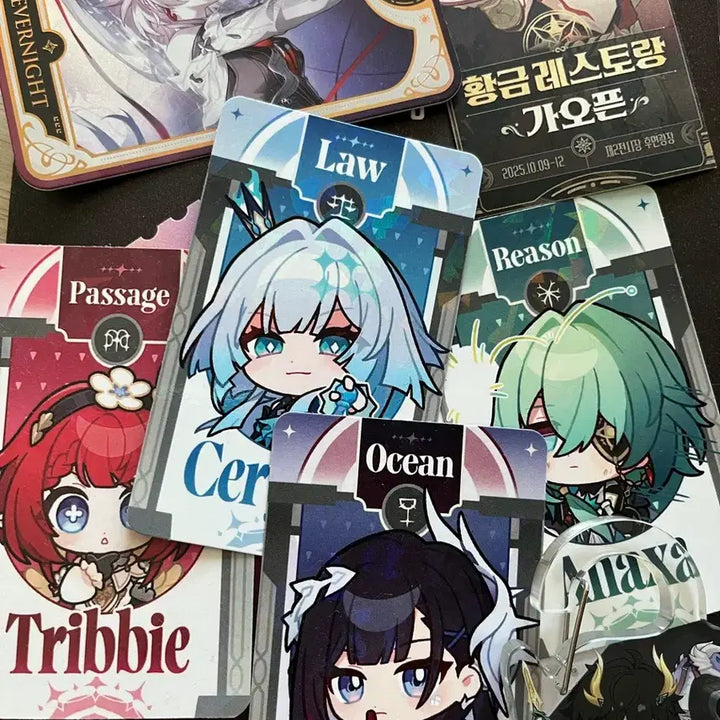 [SOLD OUT] 2025 호요랜드 특전, 아낙사, 에버나이트 등 포토카드, 티켓, 티셔츠