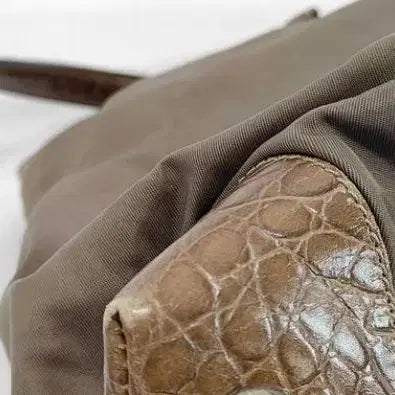 [BUNJANG] Prada Pocono Leather Trimmed Shoulder Bag / 프라다 포코노 레더 트리밍 숄더백