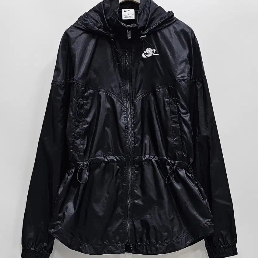 [BUNJANG] Nike Summerized Windrunner Hooded Windbreaker Jacket / 나이키 썸머라이즈드 윈드러너 바람막이 후드 블랙