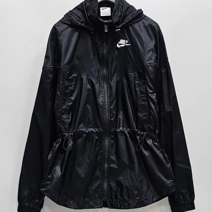 [BUNJANG] Nike Summerized Windrunner Hooded Windbreaker Jacket / 나이키 썸머라이즈드 윈드러너 바람막이 후드 블랙