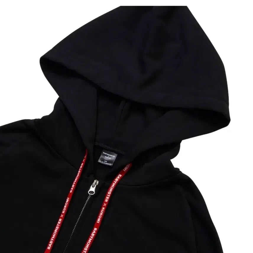 [BUNJANG] BABYMONSTER Kuromi Collaboration Hoodie L Size / BABYMONSTER 베이비몬스터 쿠로미 콜라보 후드집업 새상품 네고ㄱㄴ