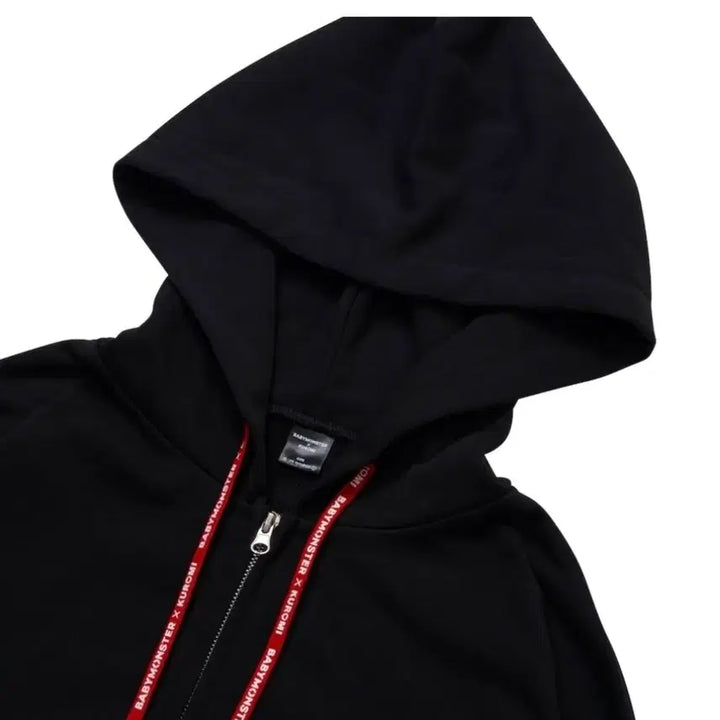 [BUNJANG] BABYMONSTER Kuromi Collaboration Hoodie L Size / BABYMONSTER 베이비몬스터 쿠로미 콜라보 후드집업 새상품 네고ㄱㄴ