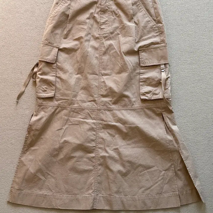 [SOLD OUT] 수퍼드라이 Superdry 카고 롱 스커트 S 베이지