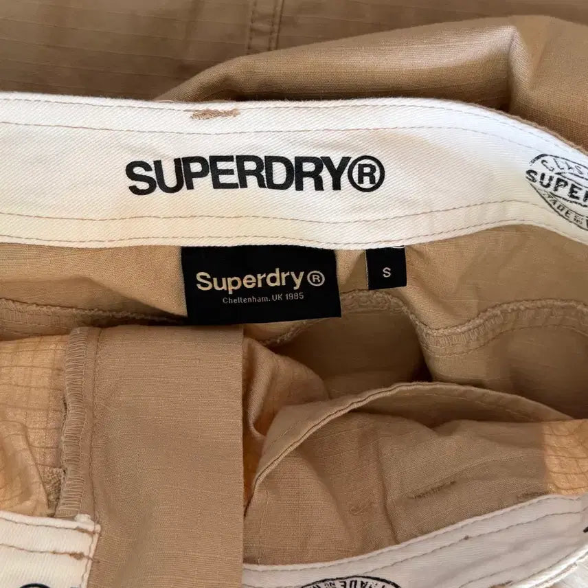 [SOLD OUT] 수퍼드라이 Superdry 카고 롱 스커트 S 베이지