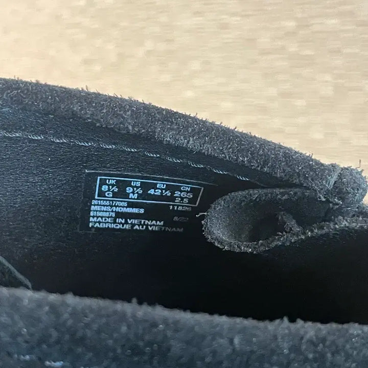 [BUNJANG] Clarks Wallabee Boots Black / 클락스 왈라비 부츠 블랙 uk 8 1/2 us 9 1/2 275