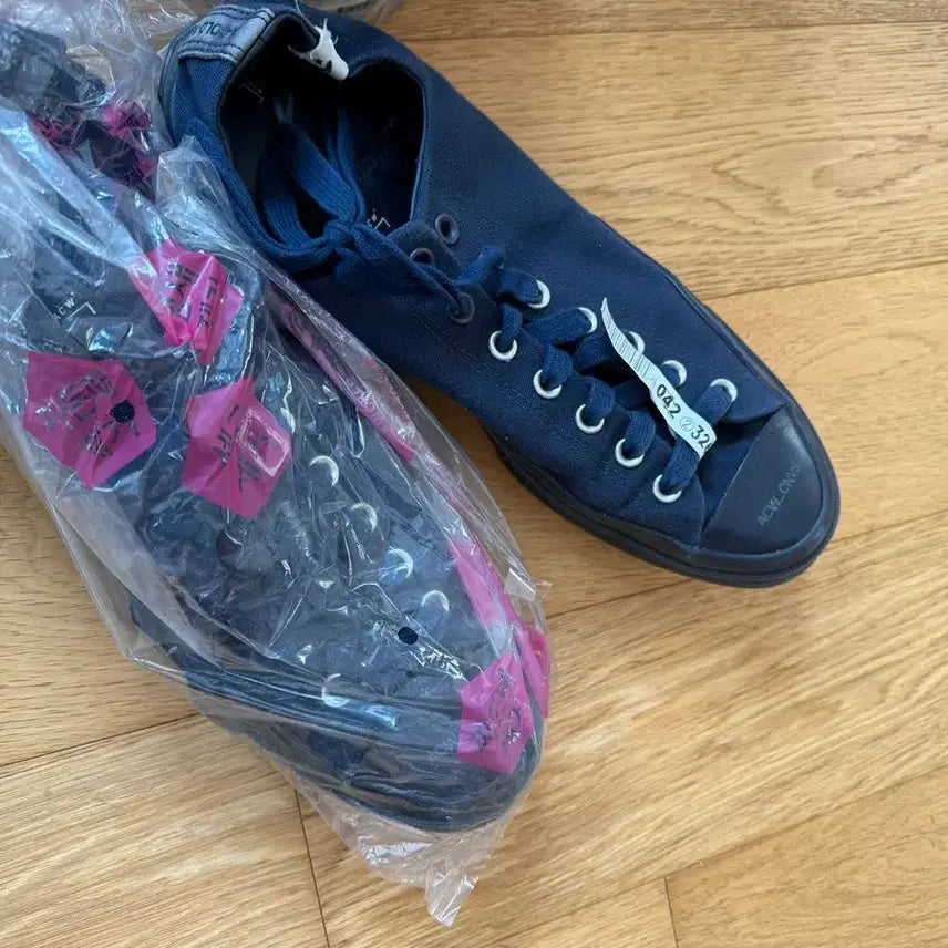 [BUNJANG] A Cold Wall Canvas Sneakers Navy 290 / A Cold Wall 캔버스 스니커즈 네이비 290