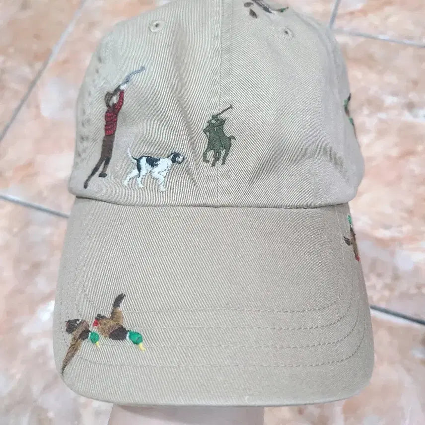 [BUNJANG] Polo Ralph Lauren Hunting Embroidered Ball Cap / 폴로랄프로렌 사냥 자수 볼캡