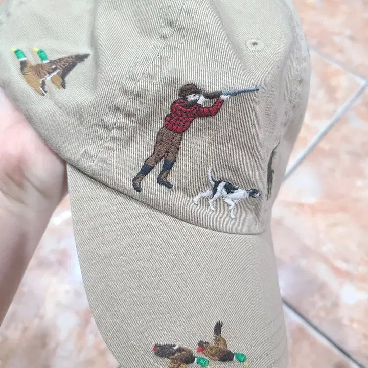 [BUNJANG] Polo Ralph Lauren Hunting Embroidered Ball Cap / 폴로랄프로렌 사냥 자수 볼캡