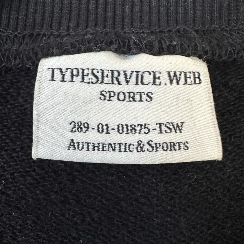 [BUNJANG] Type Service L Man-to-Man Sweatshirt / [실측L] 타입서비스 맨투맨 만원샵