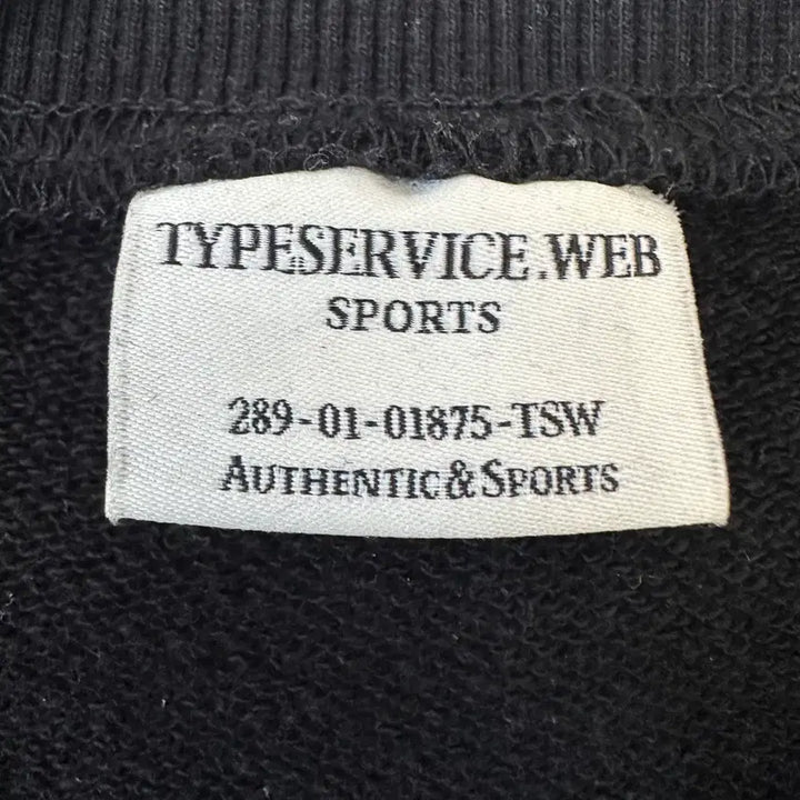 [BUNJANG] Type Service L Man-to-Man Sweatshirt / [실측L] 타입서비스 맨투맨 만원샵