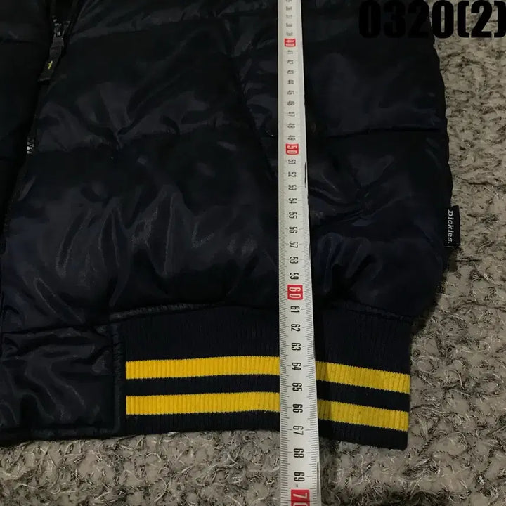 [BUNJANG] Dickies Navy Yellow Padded Jumper M / 디키즈 네이비 옐로우 패딩 점퍼 M
