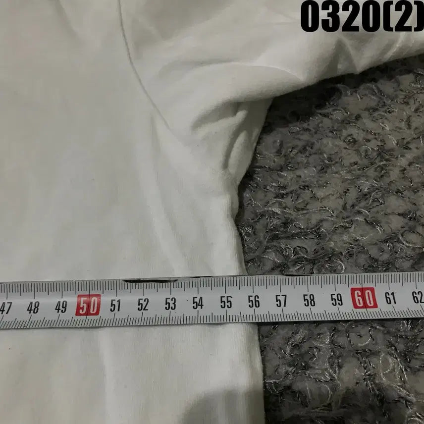 [BUNJANG] YALE White Short-Sleeve T-shirt (L) / 예일 YALE 화이트 반팔 티셔츠 L