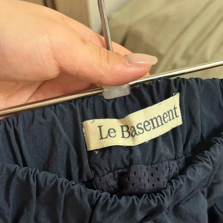 [BUNJANG] Le Basement Navy Mini Skirt - Size S / Le Basement 네이비 스커트 s