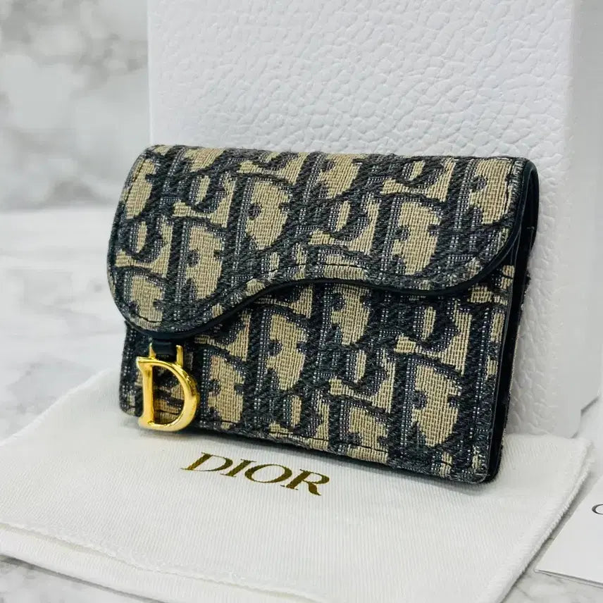 [BUNJANG] Dior Oblique Saddle Card Wallet / [풀구성] 디올 오블리크 새들 카드지갑
